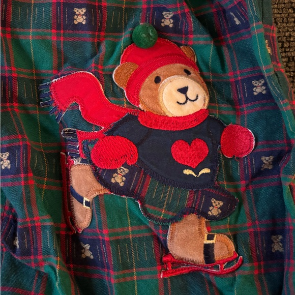 Vintage Holiday Romper/Overalls Outfit - Picture 2 of 5